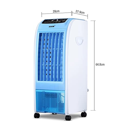 Maxkon 3in1 Evaporative Air Cooler, 7L Water Tank Quiet Fan, Purifier Humidifier Portable Cooling Fan,3 Modes W/Remote Control Blue