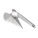 Yanyu 14 LB Delta Style Boat Anchor Marine Stainless Steel 316 Boat Delta Anchor for 20-35 ft Boats