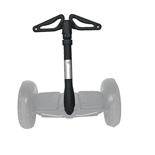 Hoveroid New improved 2022 version adjustable handlebar for Segway Ninebot MINI S, LITE, PRO, multi-function retractable 2-in-1 kit handle bar easy installation (Segway not included) (Black)
