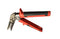 Zeluga ZL180 3.25in. Curverd Jaw Offset Sheet Metal Hand Seamer, Sheet Metal Bender Tools for Flattening Metal, Red/Black