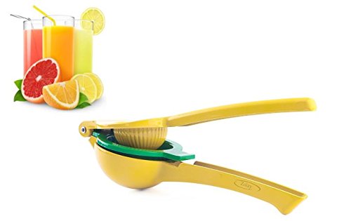 Zolay® Lemon and Lime Squeezer, Manual Citrus Press Juicer - High Premium Quality Metal