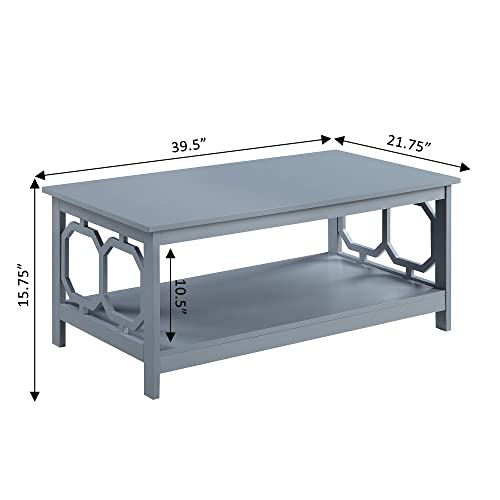 Convenience Concepts Omega Coffee Table Gray