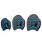 Sporti Power Swim Paddles (Medium, Black)