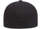 Flexfit Unisex Adults Cotton Twill Fitted Cap Hat, Black, Large-X-Large US