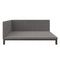 DHP Dale Upholstered Daybed/Sofa Bed Frame, Full Size, Grey Linen