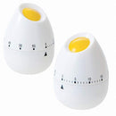 OTNE Egg Kitchen Timer Egg Shaped Timer Manual Timer Mechanical Rotating Alarm 60 Minutes Count Down Timer for Cooking