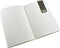 Zequenz Classic 360 Soft Cover Notebook, Soft Bound Journal, Medium, 5" x 7", 140 sheets / 280 pages, Blank, Plain, thick paper (black)