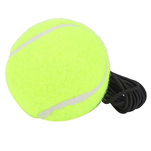 Pressureless Tennis Ball, Tennis Ball Tennis Beginner Training Ball with 4M Elastic Rubber String Highly Elasticity, More Durable for Single Practice