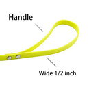 NIMBLE Waterproof Dog Leash Durable PVC Rope Great for Small Medium Large Dog 5ft 10ft 13ft 16ft Training Reflective Leash (16 Feet, Bright Yellow)