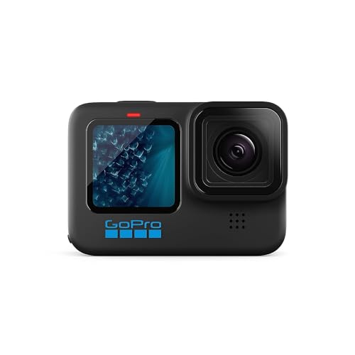 GoPro HERO11 Black - Waterproof Action Camera with 5.3K60 Ultra HD Video, 27MP Photos, 1/1.9" Image Sensor, Live Streaming, Webcam, Stabilization