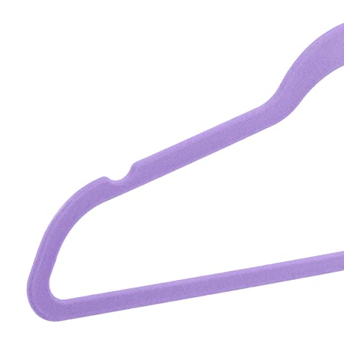 Amazon Basics Velvet Suit Hangers, 30-Pack, Purple