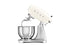 Smeg SMF02CRUK Retro 50's Style Stand Mixer with 4.8L Stainless Steel Bowl, Safety Lock, 10 Variable Speeds, 800W, Cream