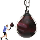 Qinqi Water Punching Bag, 75LB Uppercut Filled Boxing Bag 15Inch Heavy More of A Realistic Feel Nice for Kids and Adults Training Combos with Hooks Uppercuts, Red