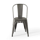 Modway EEI-3859-GME Promenade Bistro Dining Side Chair Set of 2, Gunmetal