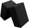 Yoga Blocks Set of 2- Exercise, Fitness, Stretching, Yoga Bricks- EVA Foam- Provides Stability and Balance (Black)