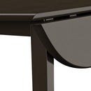 Signature Design by Ashley Hammis Round Dining Room Drop Leaf Table, Dark Brown