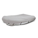 Pyle Inflatable Boat Cover - 11.5’ to 12.5’ ft. Armor Shield Protective Storage - Waterproof 600 Denier Canvas, Weather Resistant with Sun Damage Protection - (PCVFLT16), Gray