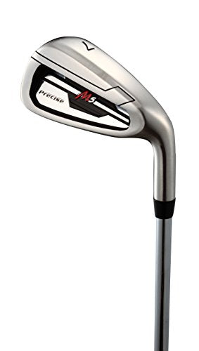 Top Line Men's Right Handed M5 Golf Club Set for Tall Men (Height 6'1" - 6'4"), Includes Driver, Wood, Hybrid, 5, 6, 7, 8, 9, PW Stainless Irons with True Temper Shafts, Putter, Stand Bag & 3 HCs