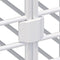 Floofi Small Pet Dog Cat Playpen Fence Indoor Outdoor Foldable Animal Enclosure 1 Door and 9 Panels White