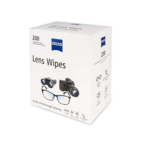 Zeiss Pre-Moistened Lens Cleaning Wipes 200 Ct