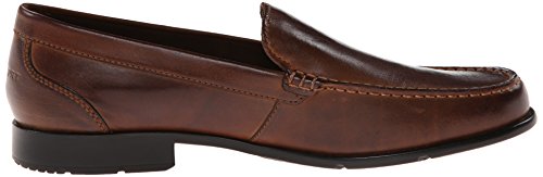 ROCKPORT Men's Classic Lite Venetian Slip-On Loafer, Dark Brown, 10.5 US