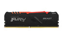 Kingston Fury Beast RGB 16GB (2x8GB) 3200MHz DDR4 CL16 Desktop Memory Kit of 2 KF432C16BBAK2/16