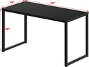 SHW Desk Home Office 40-Inch Computer Table, Black