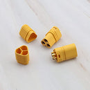 2 Pairs MT60 Motor Connector Male and Female 3-Pin 3.5 mm for RC Car Drone Helicopter Aeroplane