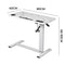 LEVEDE Mobile Standing Desk with USB Port, Rolling Laptop Cart Height Adjustable, Gas Lift Bedside Table, Sit to Stand Computer Desk with Hidden Wheels for Home,Office,Medical (80 x 40cm, Marbleized)