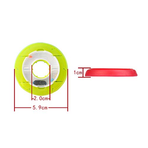 10 Pcs Silicone Fishing Line Storage Holders Fishing Snell Rigs Gear Spool Tenkara Line Keeper, Random Color