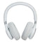 JBL Live 660NC - Wireless Over-Ear Noise Cancelling Headphones with Long Lasting Battery and Voice Assistant - White, Medium
