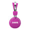 Laser Headphones Stereo Kids Friendly Pink, Childrens Headphones on Ear for Study Tablet Airplane, Volume Limited