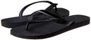 havaianas Unisex's Brasil Flip Flops, Black, 2 US