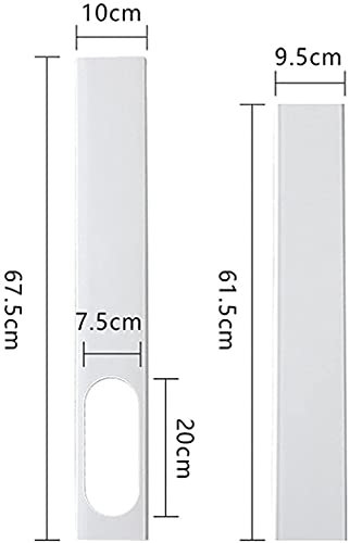 NC Portable Ac Window Vent Kit, Air Conditioner Window Seal, Universal Ac Vent for Sliding Windows and Hung Windows