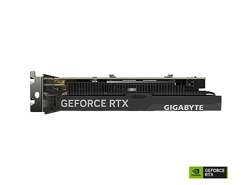 GIGABYTE GeForce RTX 4060 OC Low Profile 8G Graphics Card, 3X WINDFORCE Fans, 8GB 128-bit GDDR6, GV-N4060OC-8GL Video Card