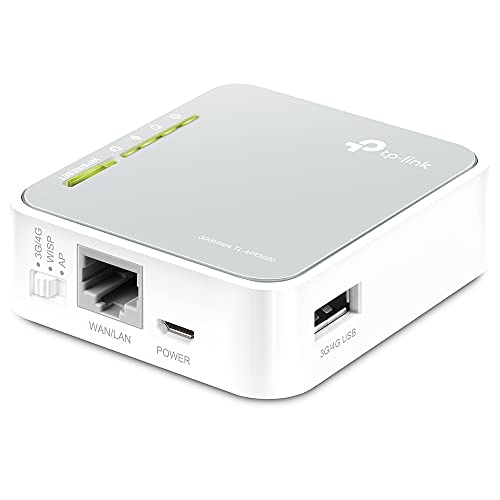 TP-Link N300 Wireless Wi-Fi, Portable 3G/4G Travel Router (TL-MR3020) | AU Version |