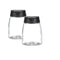 Glass Seasoning jar Storage Bottle Glass Container Spice Bottles Salt and Pepper Shakers Glass Spice Jars Kitchen Seansoning Bottles Containers Condiment Jar with Lid 2Pack 150ml