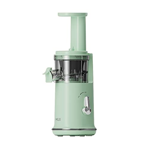 MIUI Slow Juicer FFX Easy-to-clean Electric Juice Maker, Lemon Fruit Blender, Mini Portable Can Make Ice Cream, 2022NEW Mini-Pro (Green)