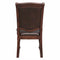 Lexicon Joella Dining Chair (Set of 2), Brown Cherry