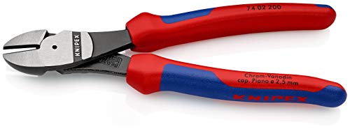 Knipex 7402200 8-Inch High Leverage Diagonal Cutters - Comfort Grip