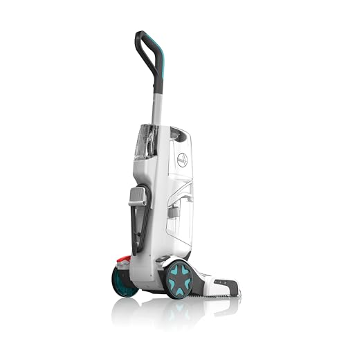 Hoover Smartwash Automatic Carpet Cleaner Upright Carpet & Upholstery Multi Surfaces, Removes Spots Spills & Tough Stains-Turquoise