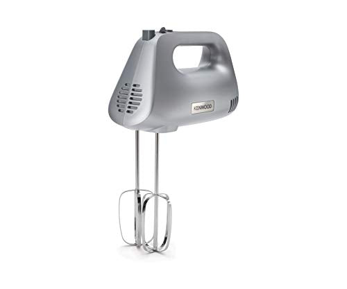 Kenwood QuickMix HMP30.A0SI Hand Mixer with 5 Speeds and Turbo Function, Includes Stainless Steel Dough Hook and Whisk for Baking and Cooking, 450 Watt, Silver