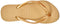 Havaianas Women's Slim Flatform Flip-Flop, Golden, 7/8 US