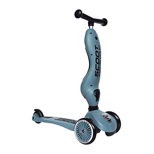 Scoot & Ride 96271 Highwaykick 1 Kids Wide Deck Standing Kick Scooter, Steel Bike