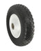 MaxxHaul 50502 12" Flat Free Solid Polyurethane All-Purpose Replacement Tire for Trailer Dollies Hand Trucks, Garden Carts, 12 inch, Black