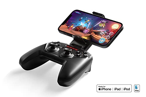 SteelSeries Nimbus+ iOS Controller for Mobile Gaming with Bluetooth and 50 Hours Battery Life
