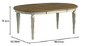 Signature Design by Ashley Realyn Dining Room Extension Table, Chipped White