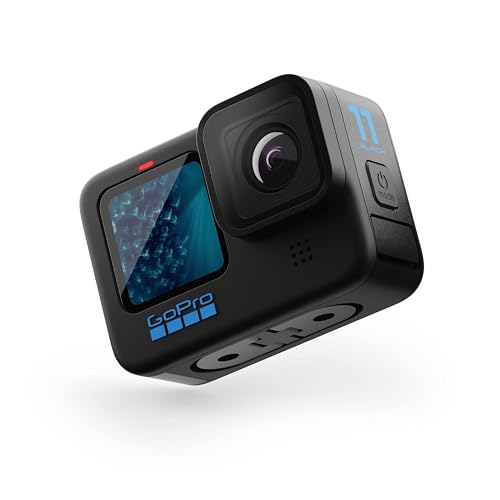 GoPro HERO11 Black - Waterproof Action Camera with 5.3K60 Ultra HD Video, 27MP Photos, 1/1.9" Image Sensor, Live Streaming, Webcam, Stabilization