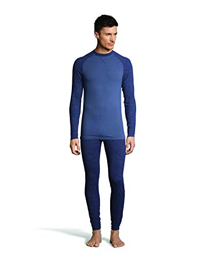 Hanes Men's 4-Way Stretch Crew Neck Long Sleeve T-Shirt X-Temp & FreshIQ Technology