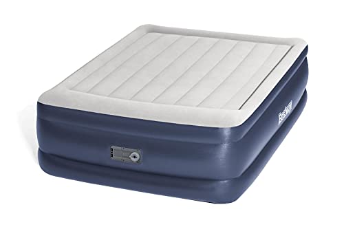 Bestway Tritech Air Mattress with Built-in AC Pump, Queen, 2.03 m x 1.52 m x 56 cm